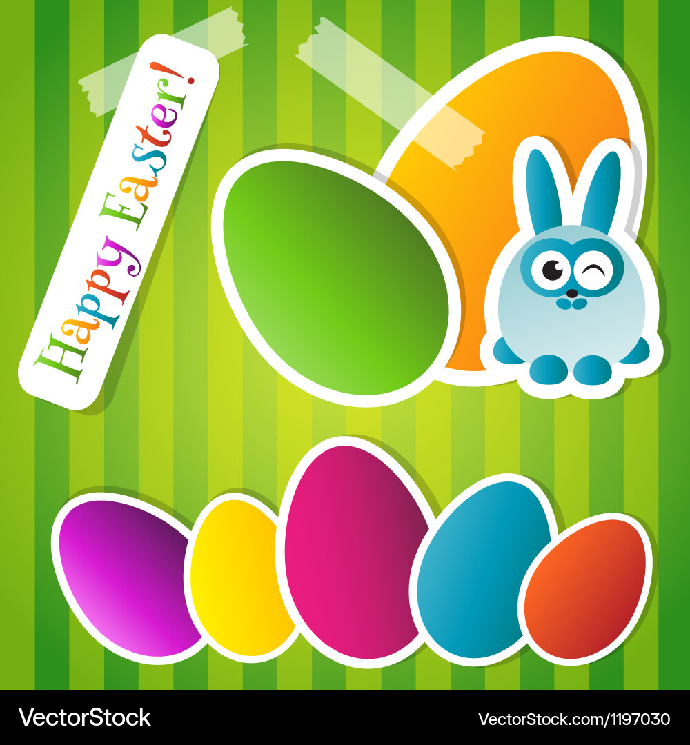 Happy Easter Royalty Free Vector Image - VectorStock