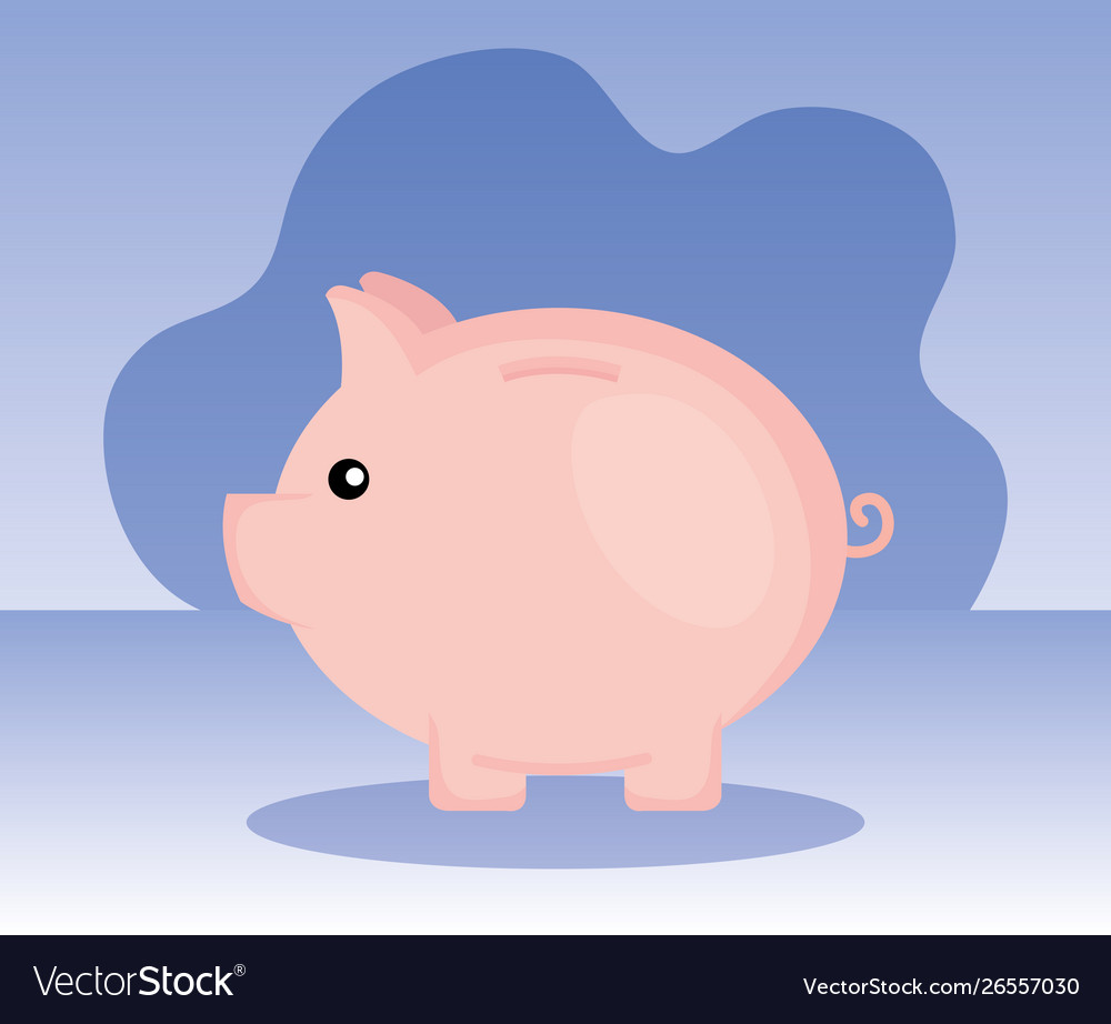 Piggy object to save sach money