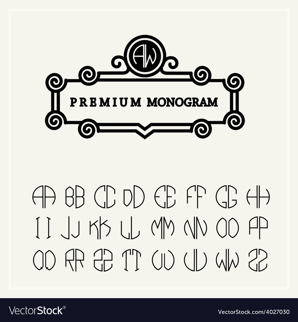 set template letters to