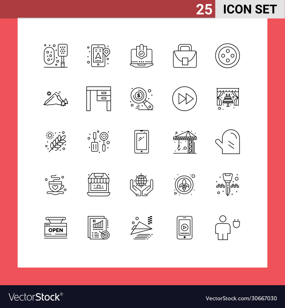 User interface pack 25 basic lines logistic