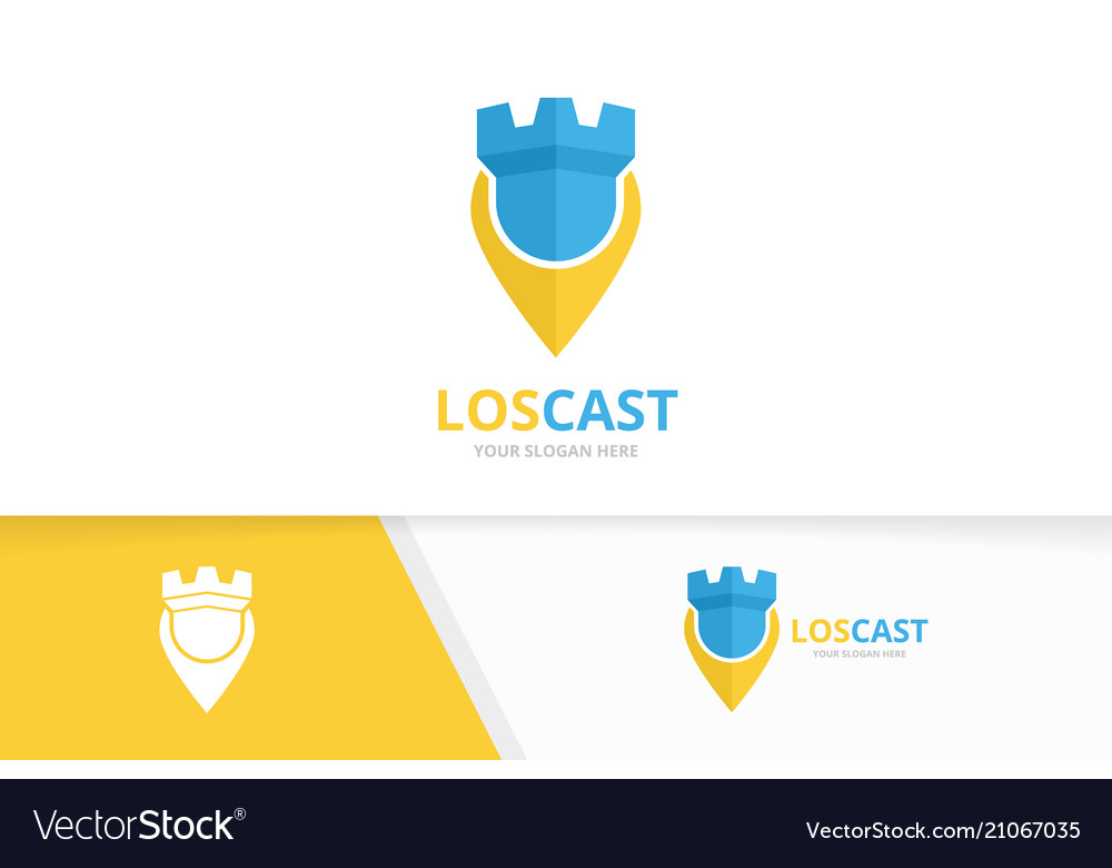 Castle Location Pointer Logo