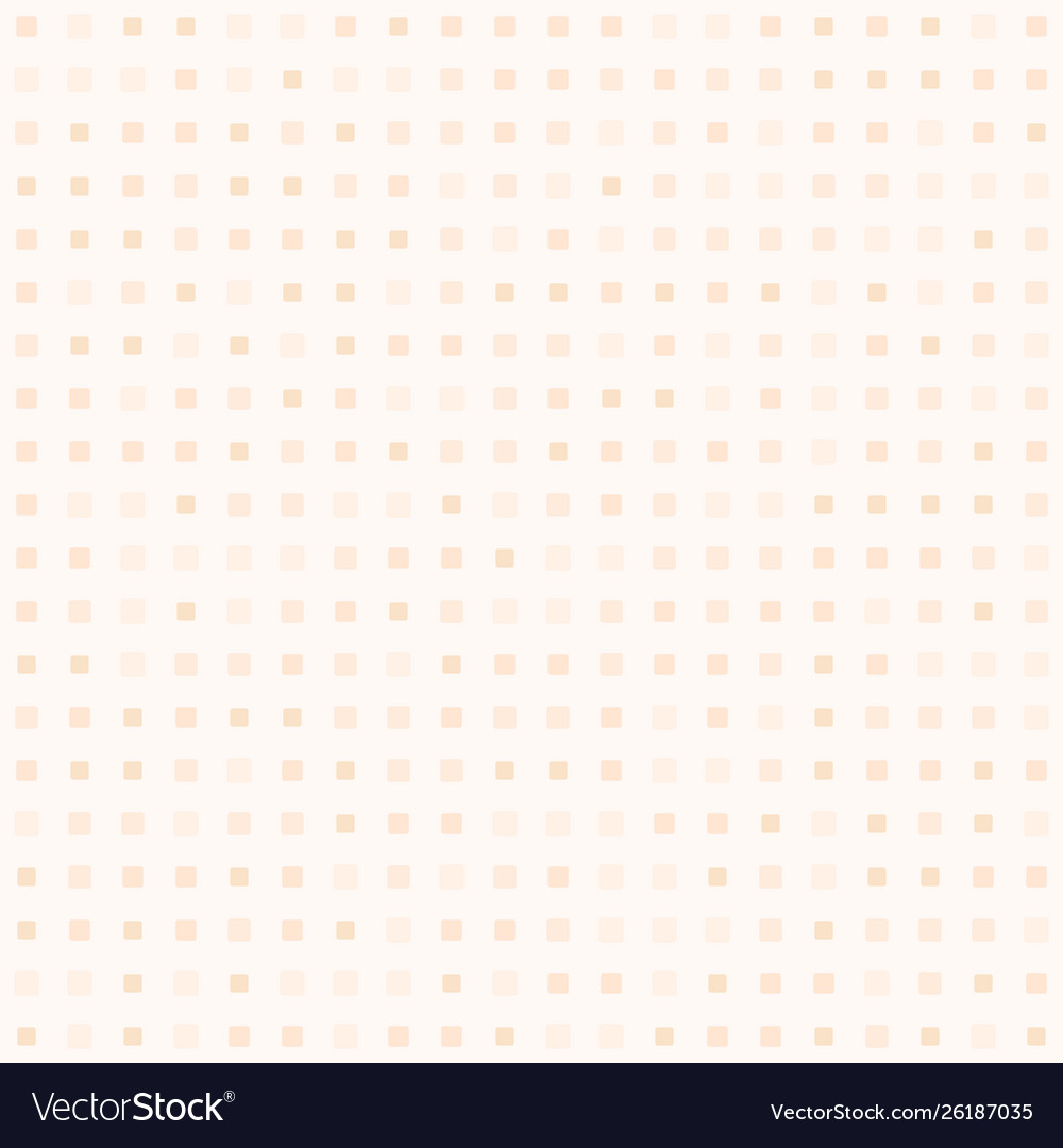 Peach rounded square pattern seamless background