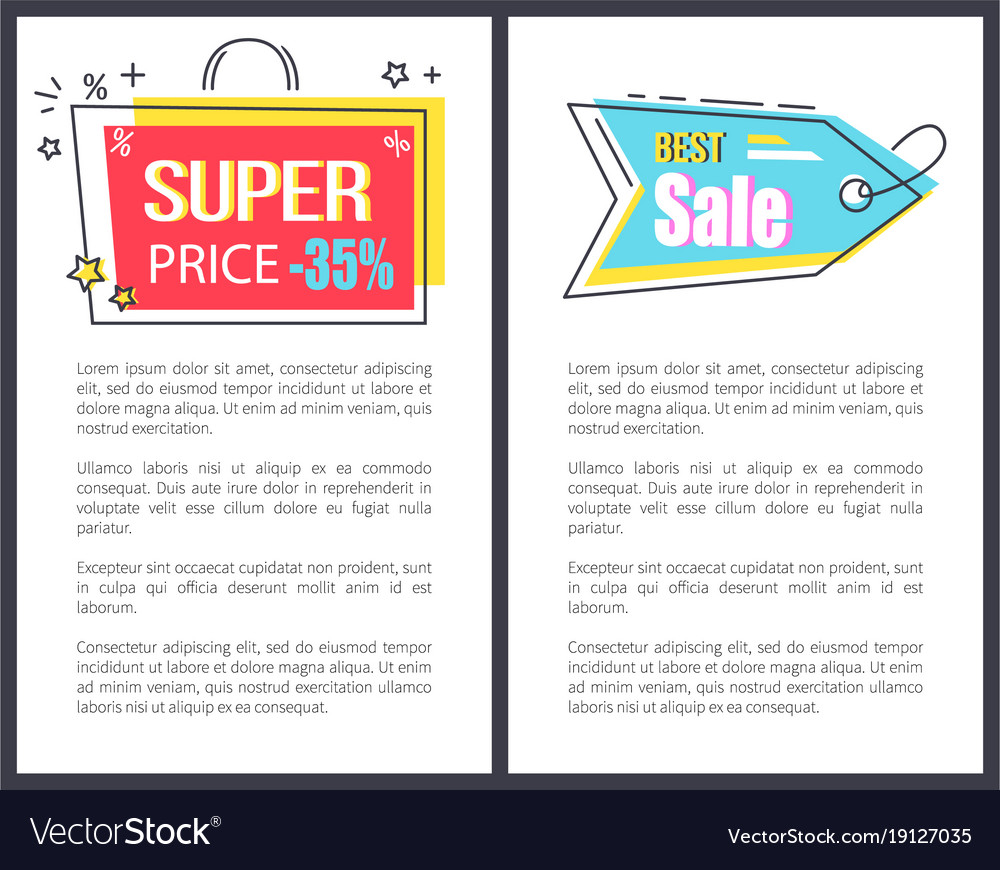 Super price best sale promo stickers bag arrow set