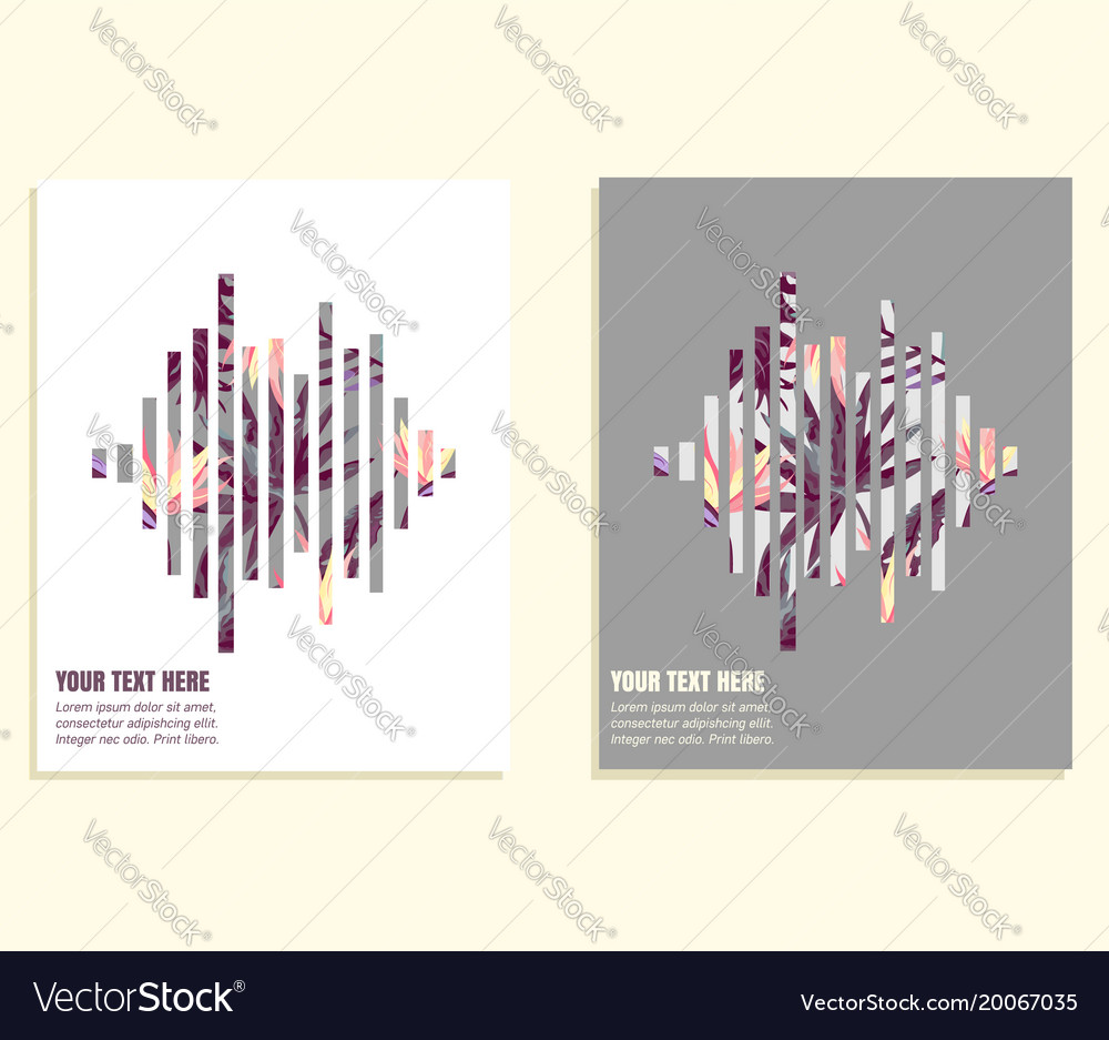 Template design brochure abstract background