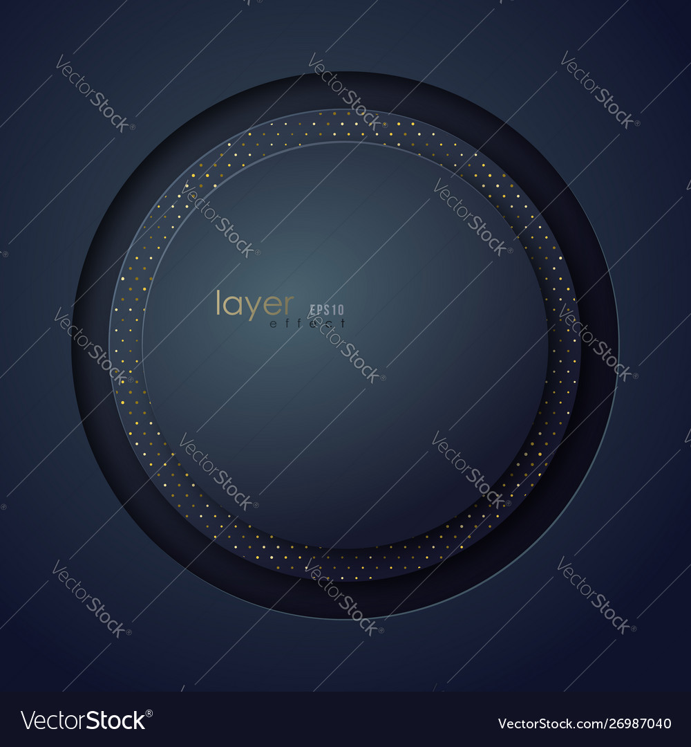 Abstract circle multi layer background digital
