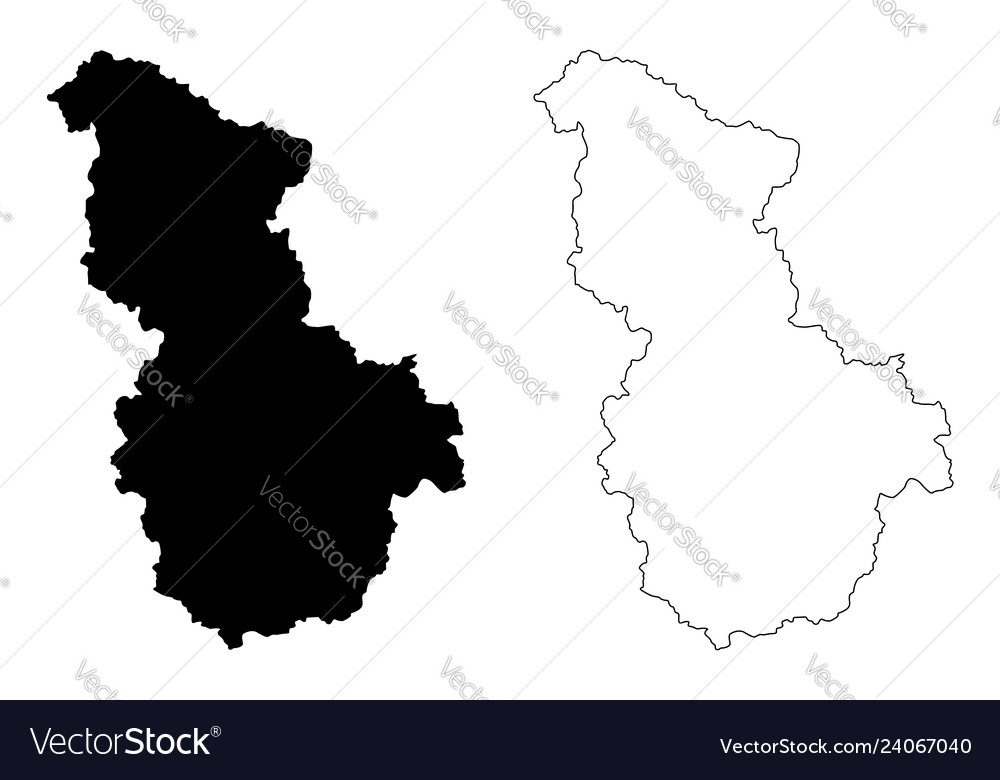 Sejong Map Royalty Free Vector Image - Vectorstock