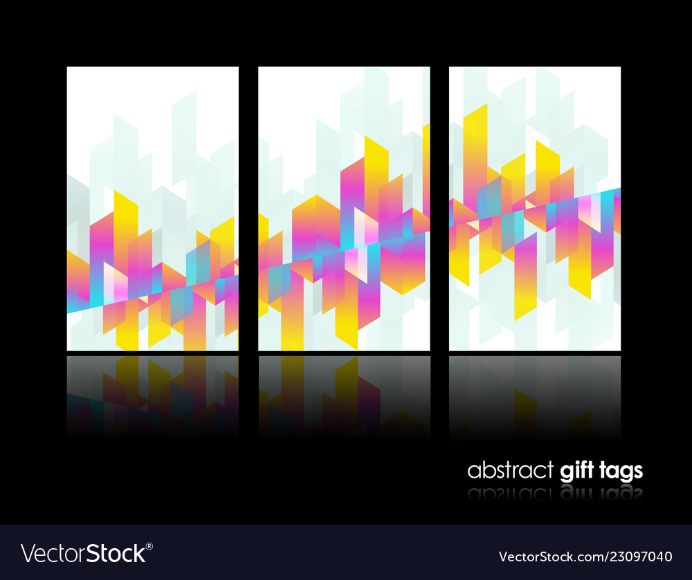 Set von 3 Banner Designvorlagen mit Abstract vector image Set von 3 Banner Designvorlagen mit Abstract