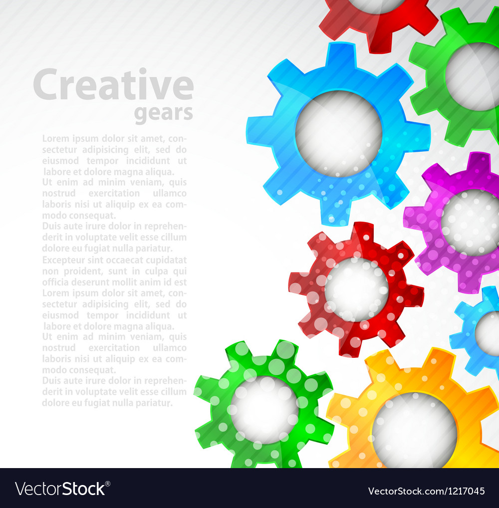 Background with gears