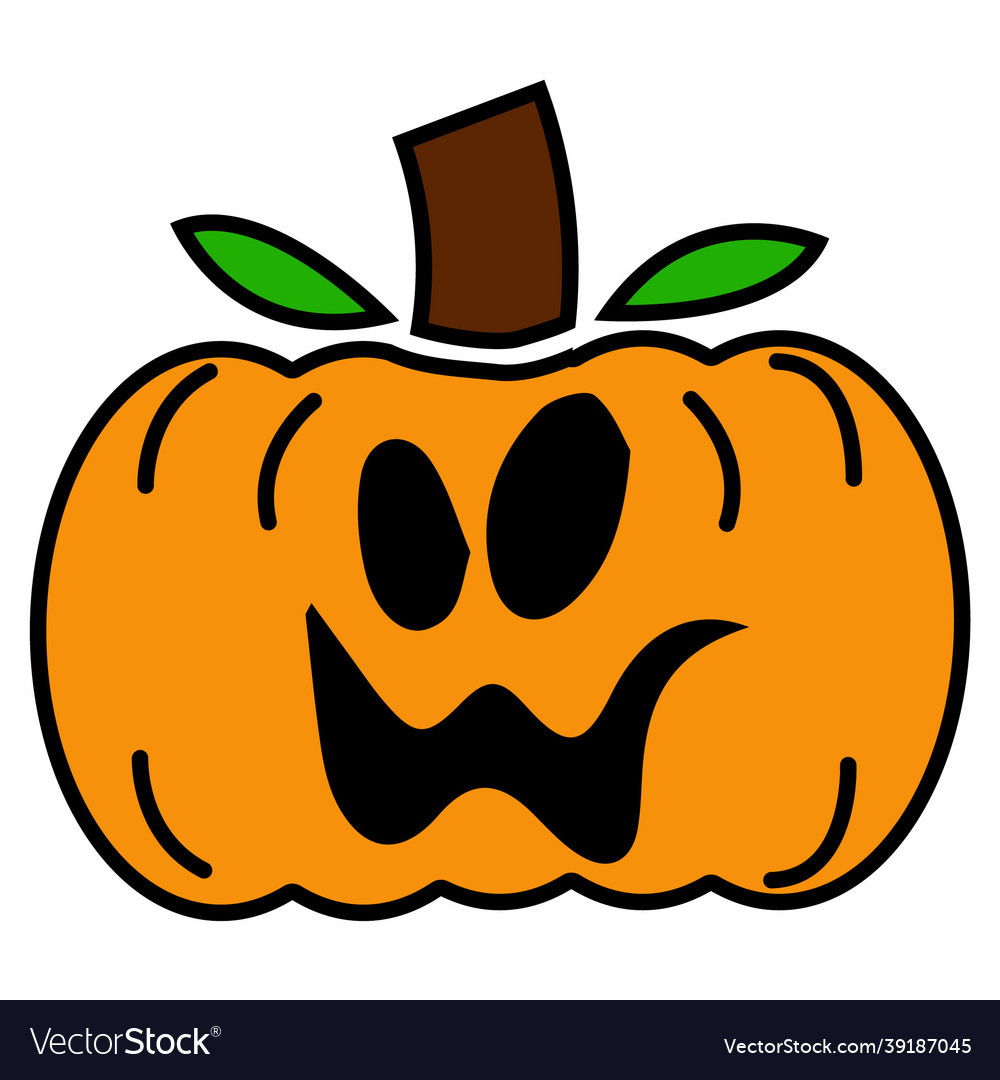 Simple of halloween pumpkin