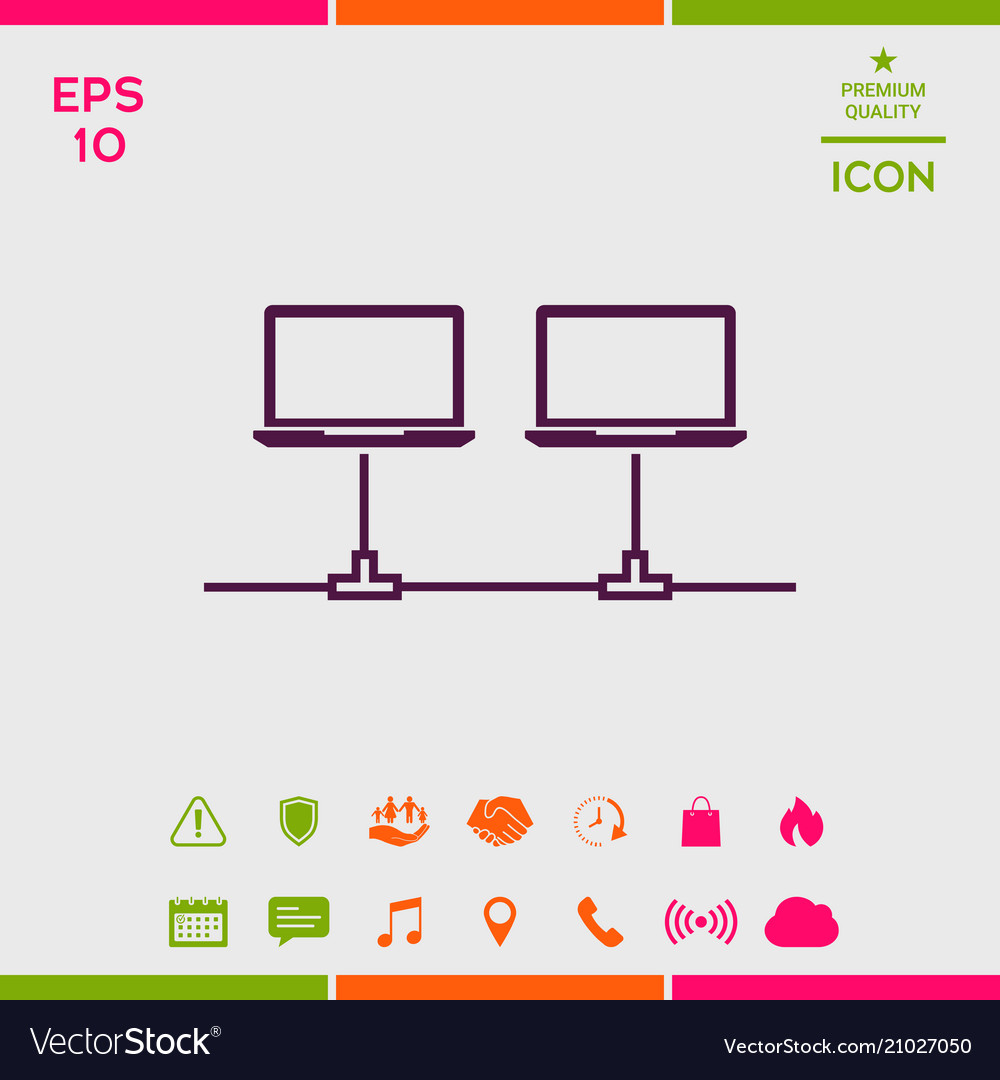 Computer network icon
