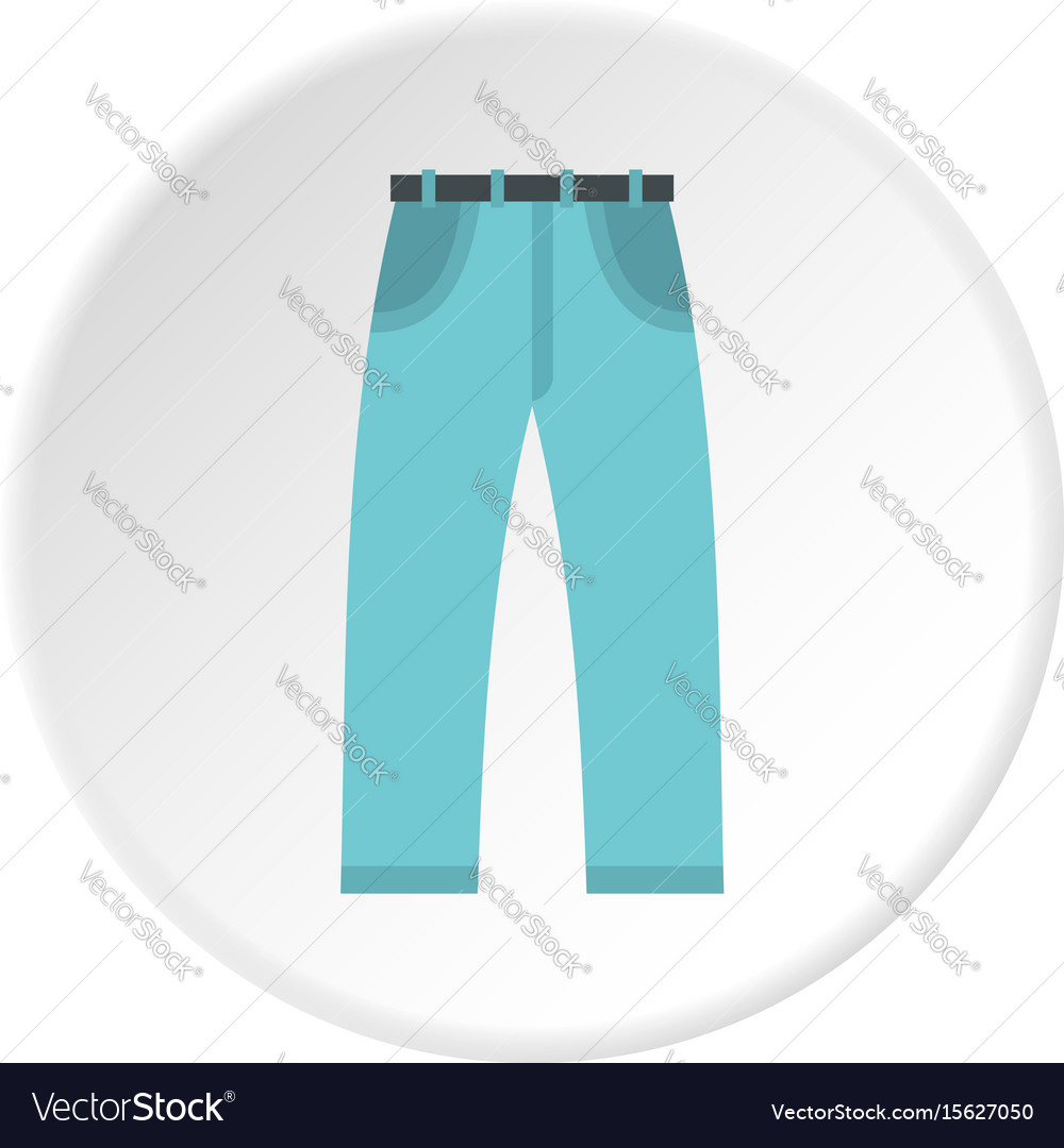 Jeans Icon Circle Royalty Free Vector Image Vectorstock