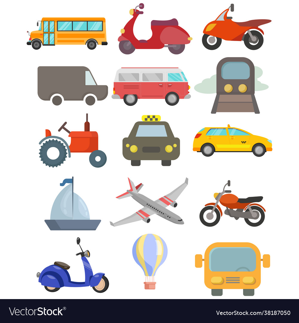 Clipart Modes Of Transportation - Transport Informations Lane