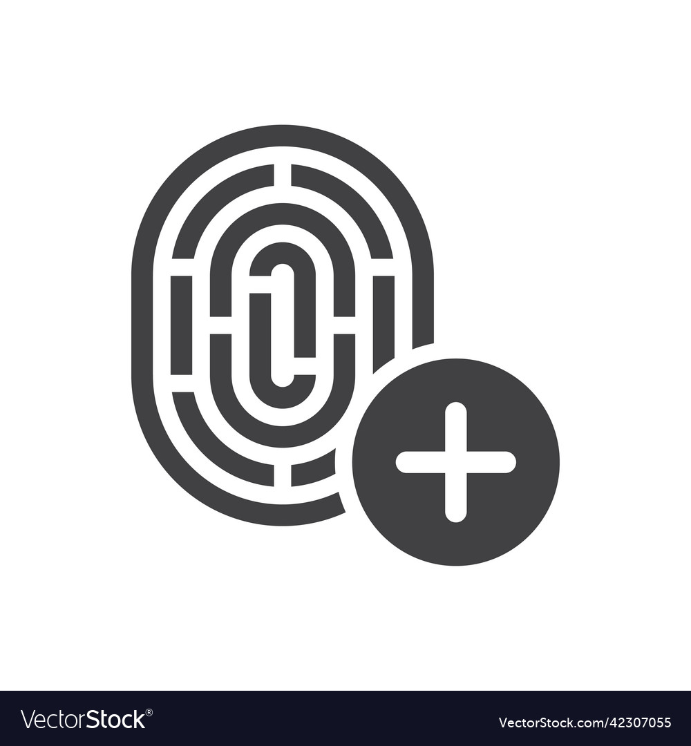Add fingerprint icon