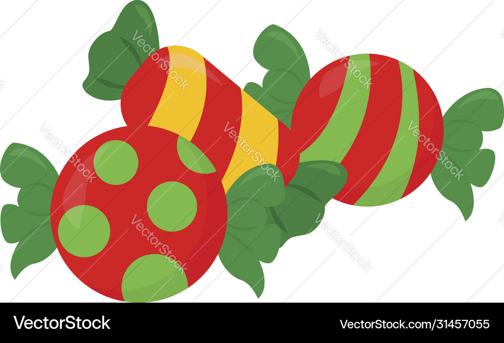 Candy on white background Royalty Free Vector Image