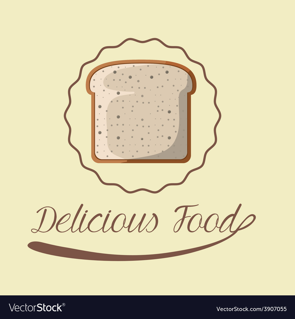 Food design over beige background Royalty Free Vector Image