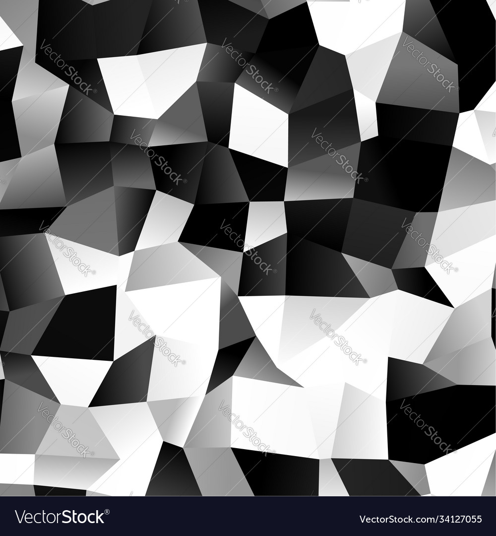 Low poly triangular triangles background shatter vector image Low poly triangular triangles background shatter