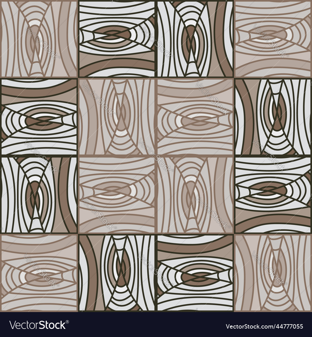 Mosaic of lines seamless pattern in dodle style Vector Image Mosaic of lines seamless pattern in dodle style