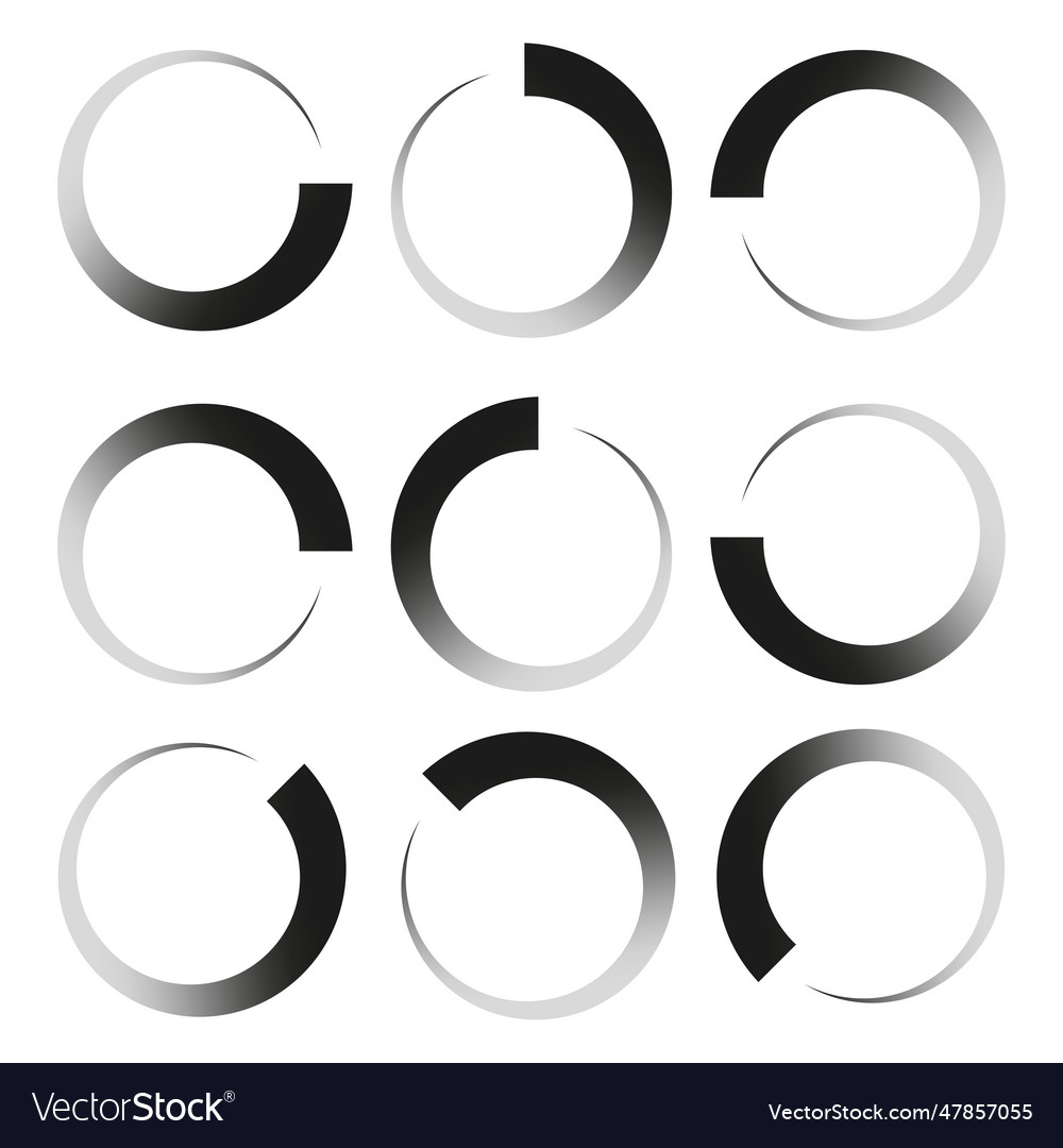 Preloader buffer shape or progress indicator vector image Preloader buffer shape or progress indicator