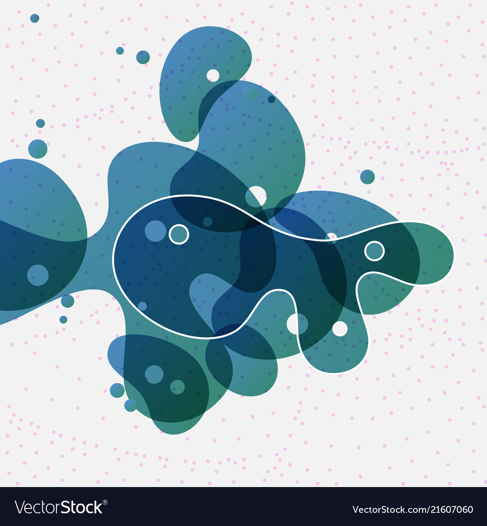 Abstract round shapes background vector image Abstract round shapes background