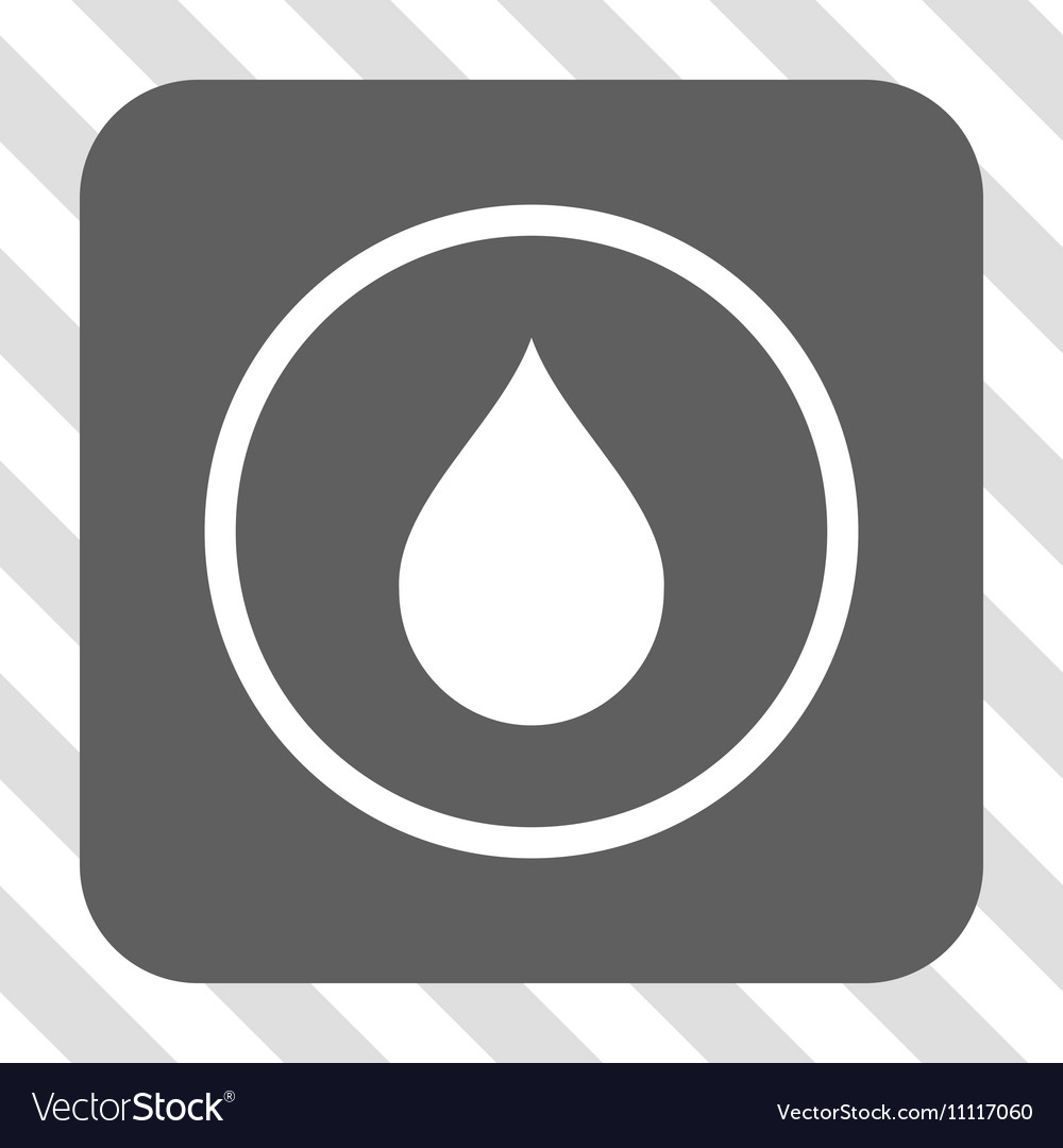 Drop rounded square button