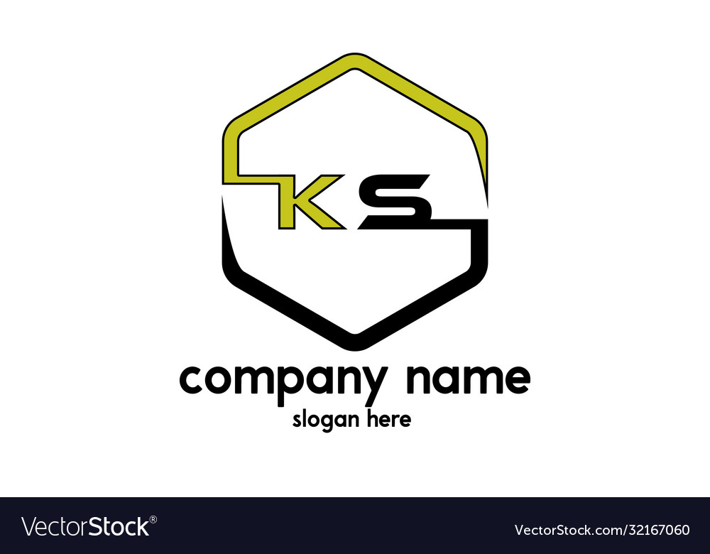 Ks logo Royalty Free Vector Image - VectorStock