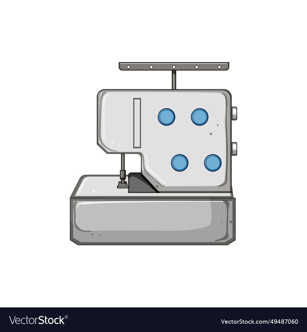 Needle overlock cartoon