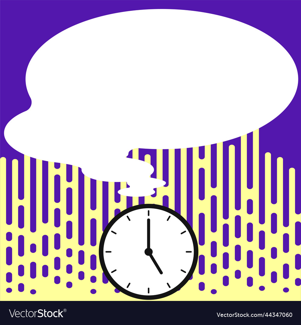 Presenter with conversation bubble showing new vector image Presenter with conversation bubble showing new