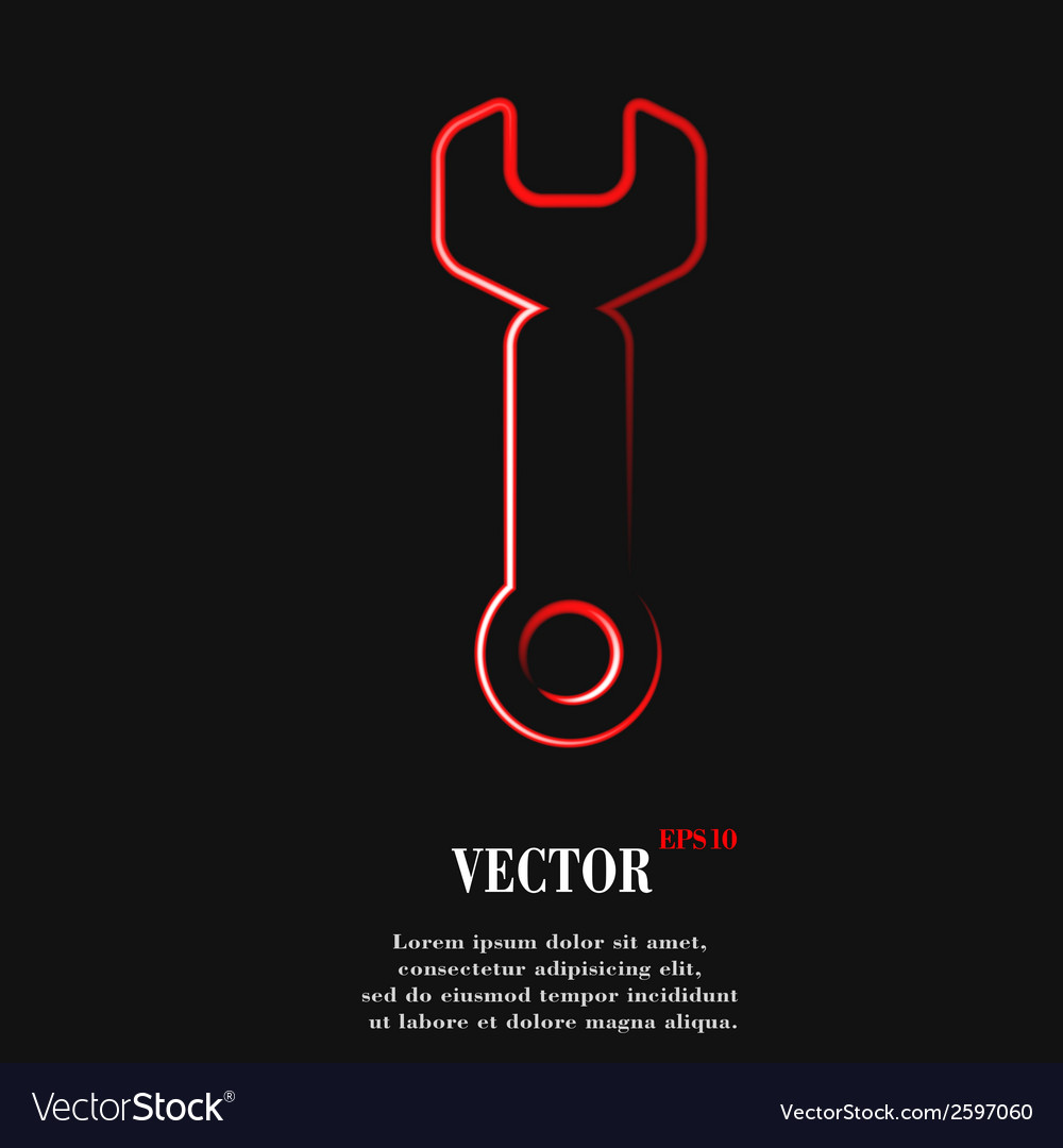 Wrench tool to work flat modern web button