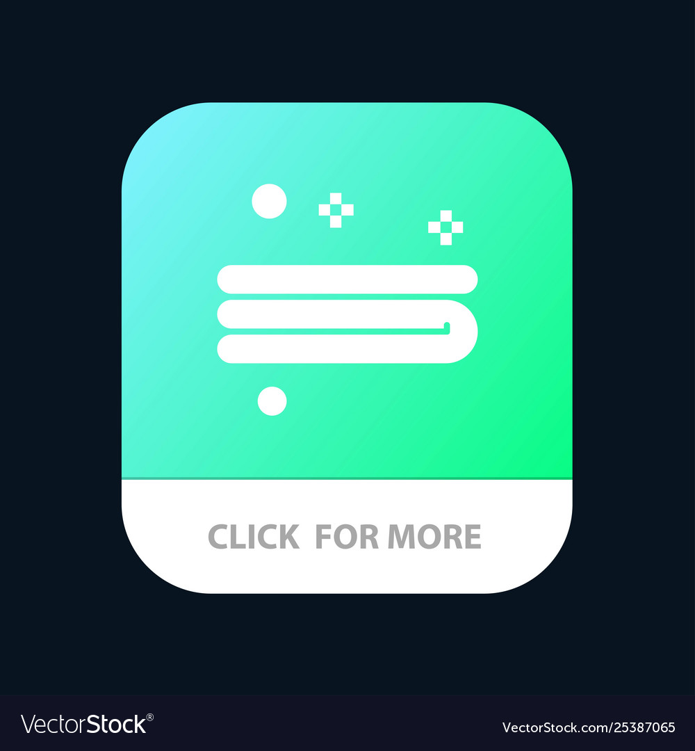 Clean cleaning towel mobile app button android Vector Image Clean cleaning towel mobile app button android