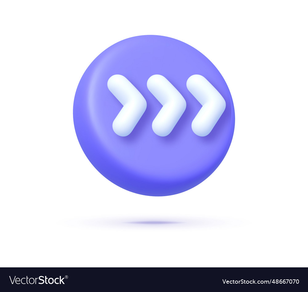 Modern arrow button 3d great design for any