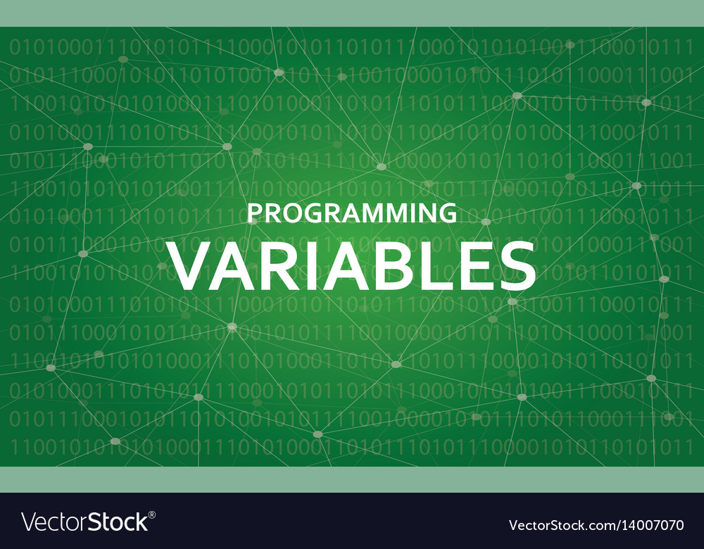 Programming variables white text