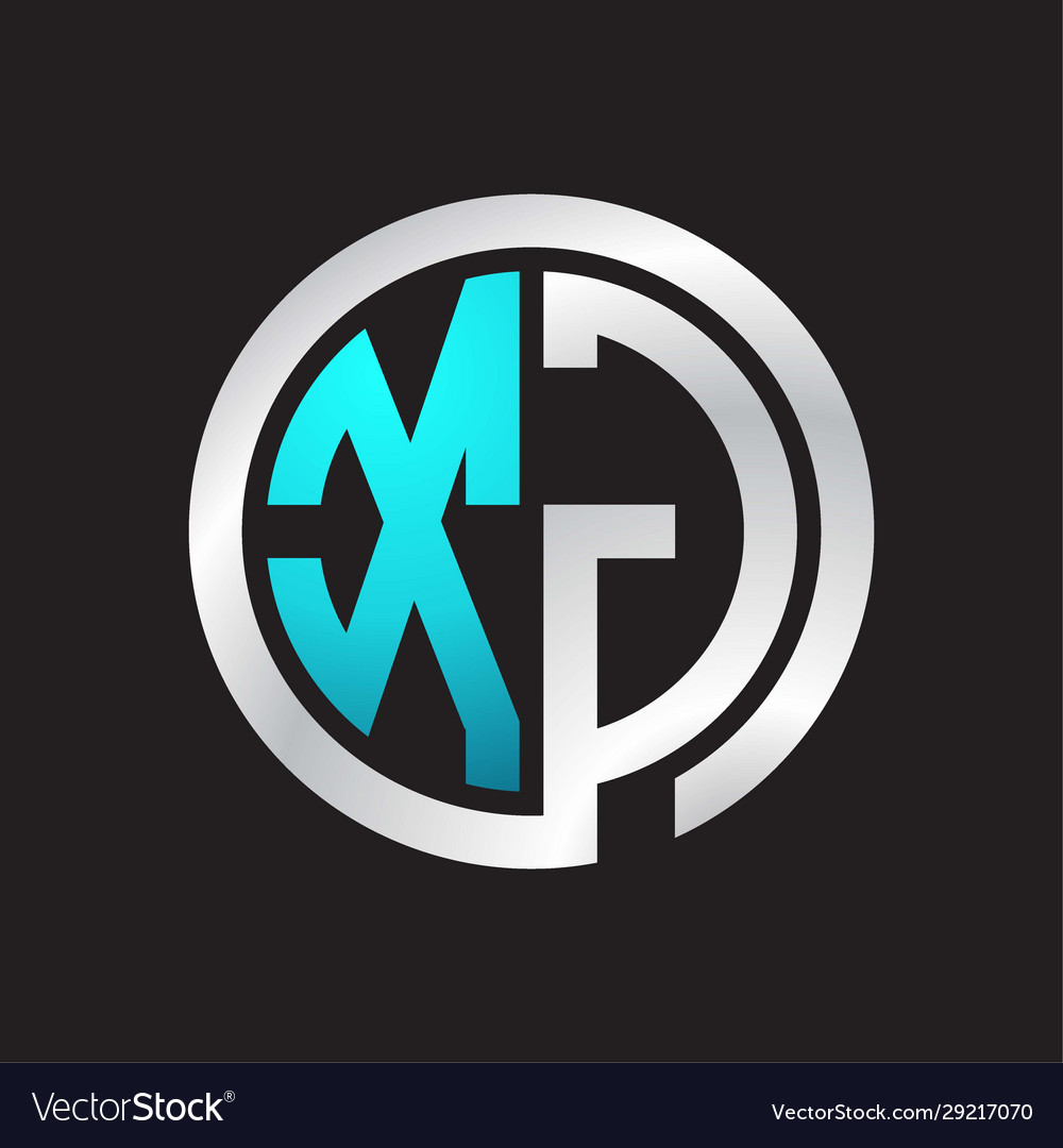 Xg initial logo linked circle monogram
