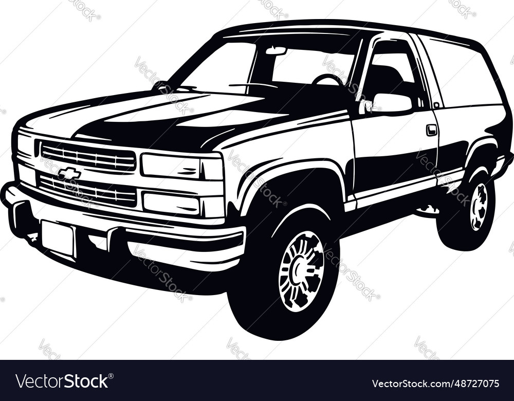 Classic truck 90s muscle car