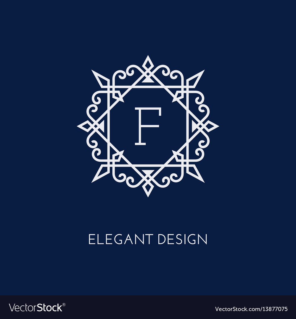 Elegant Monogram Frame