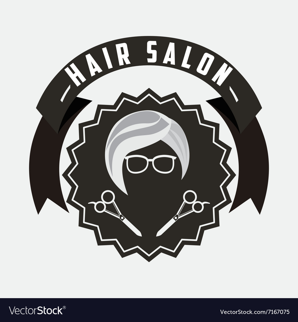 Hair salon design Royalty Free Vector Image - VectorStock