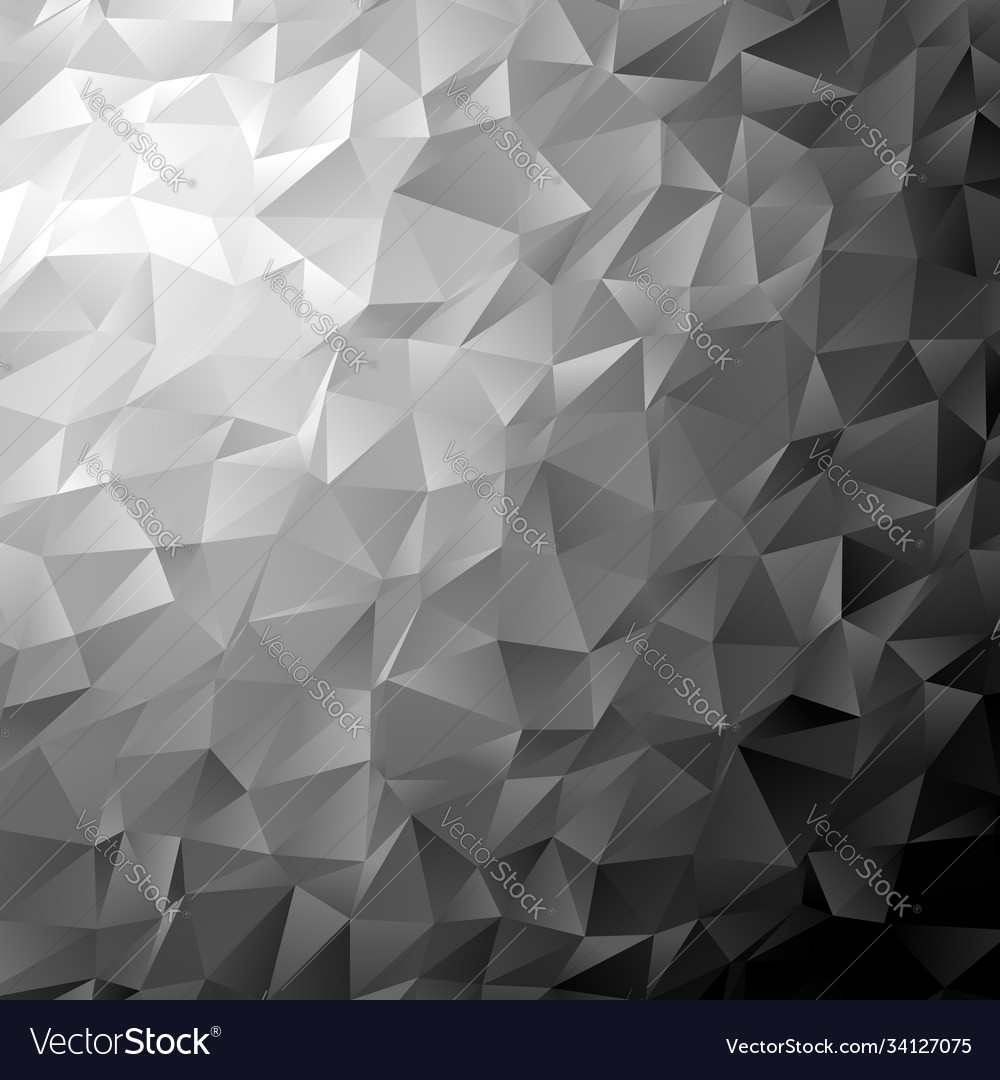 Low poly triangular triangles background shatter vector image Low poly triangular triangles background shatter