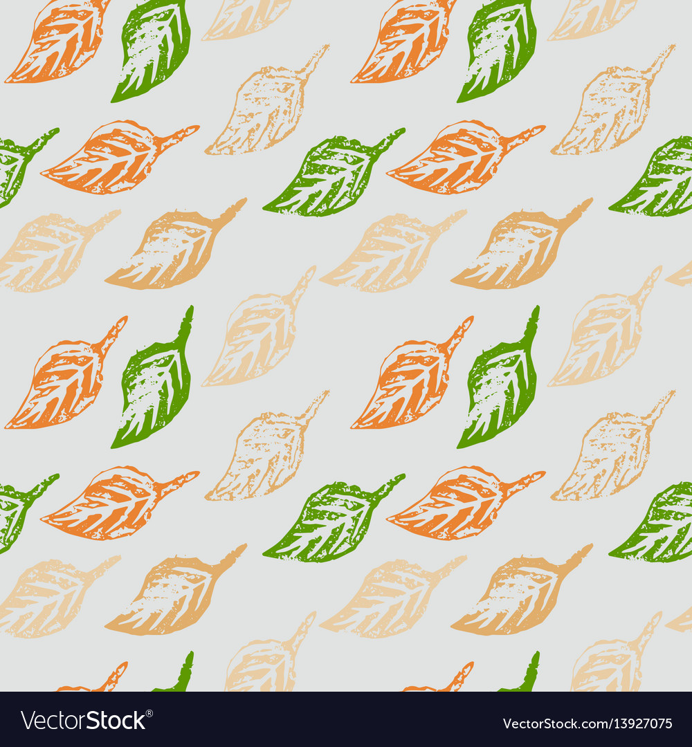 Seamless botanic pattern Vector Image Seamless botanic pattern