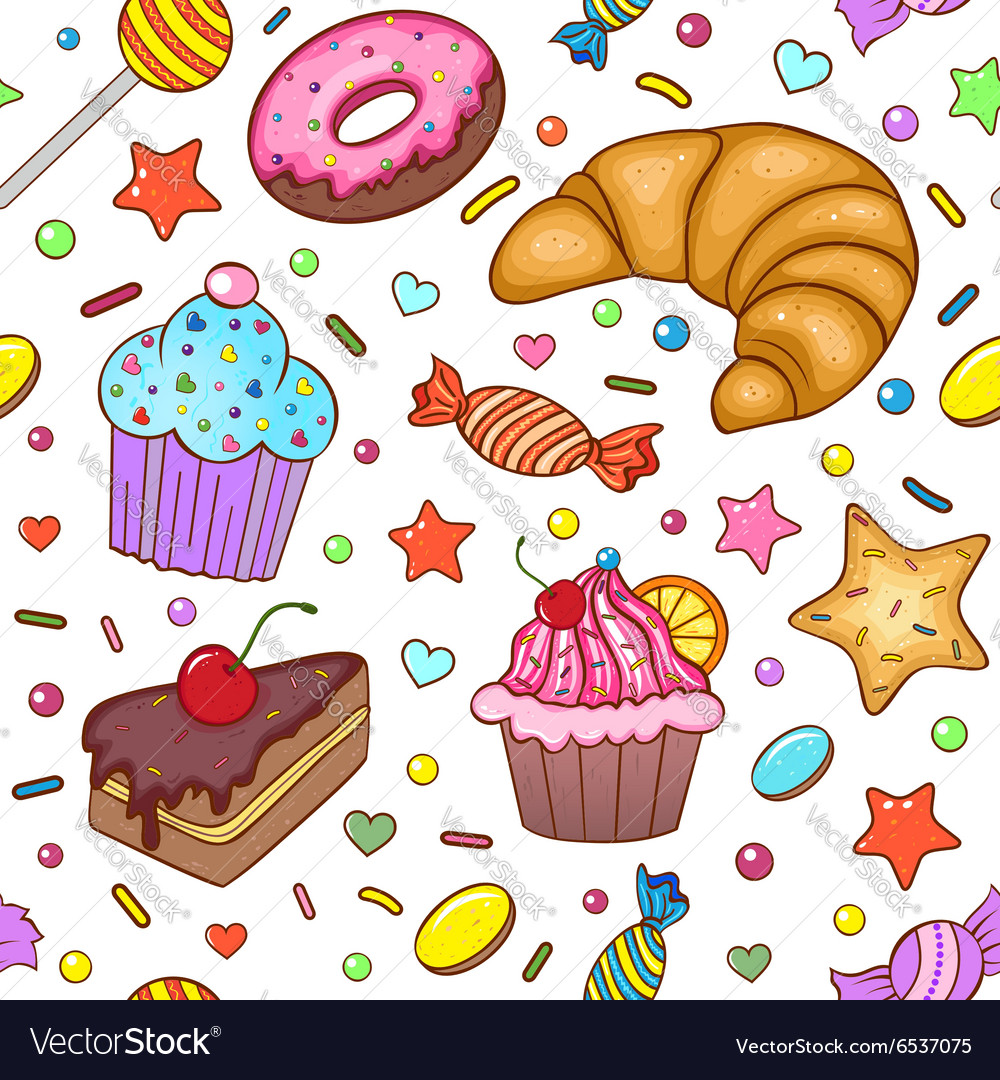 Sweets Royalty Free Vector Image - VectorStock