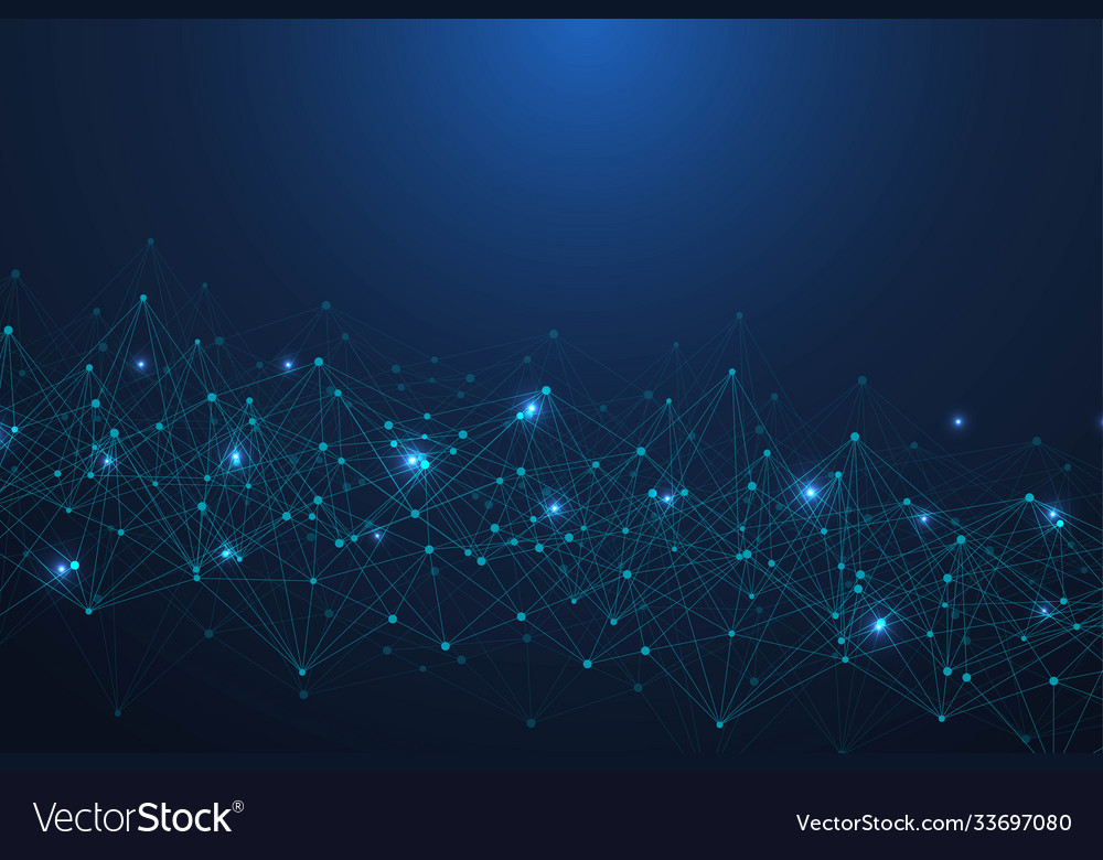 Big data visualization background modern
