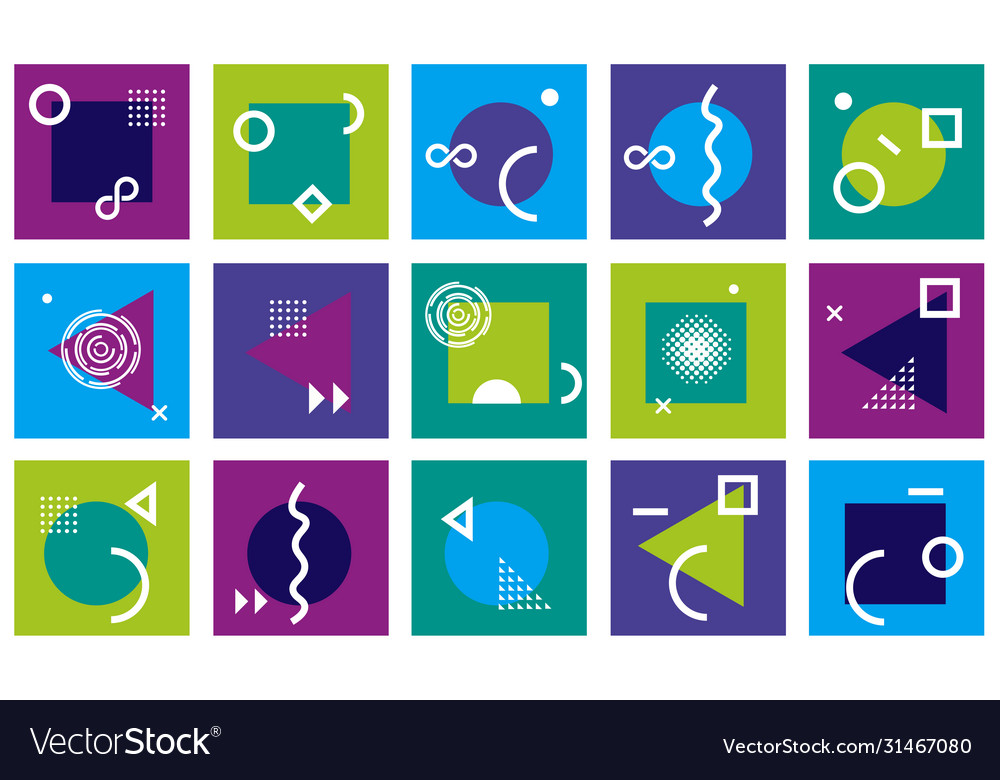 Memphis background pattern
