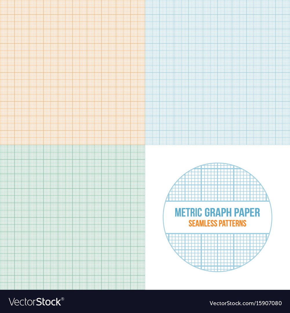 Metric Graph Paper Patterns
