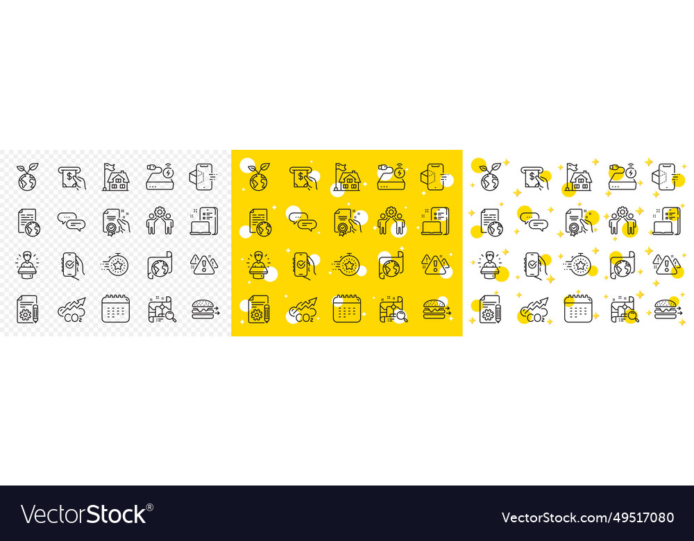 Outline certificate search map and internet Vector Image Outline certificate search map and internet