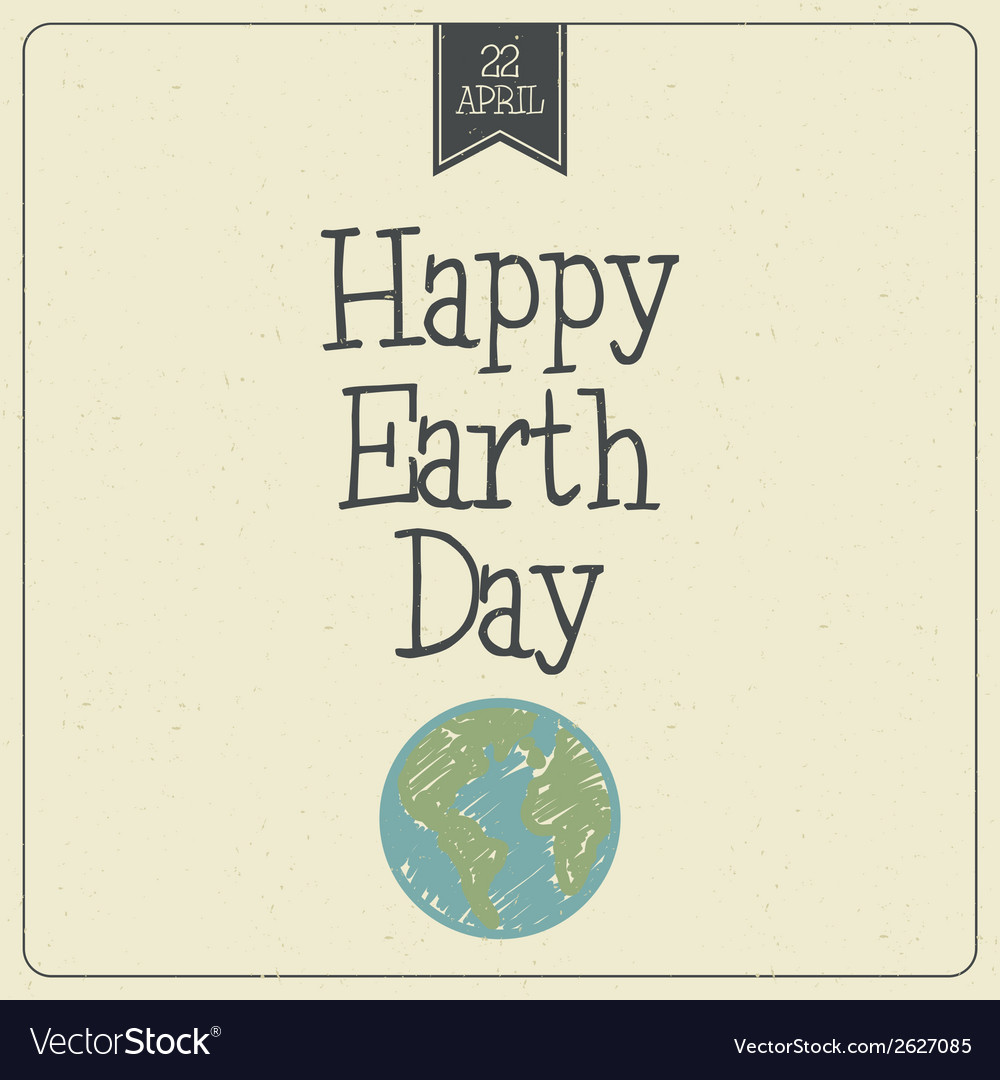 Abstract earth day background with special objects