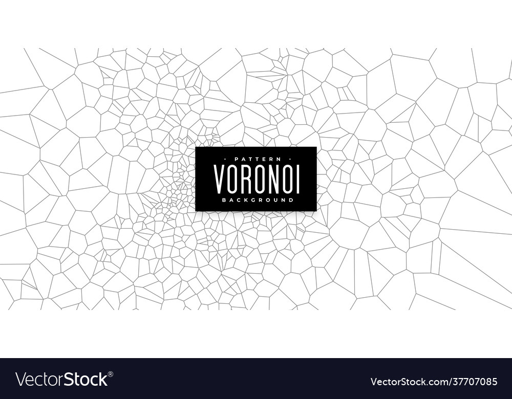 Abstrakte voronoi Linien mesh Muster Hintergrund