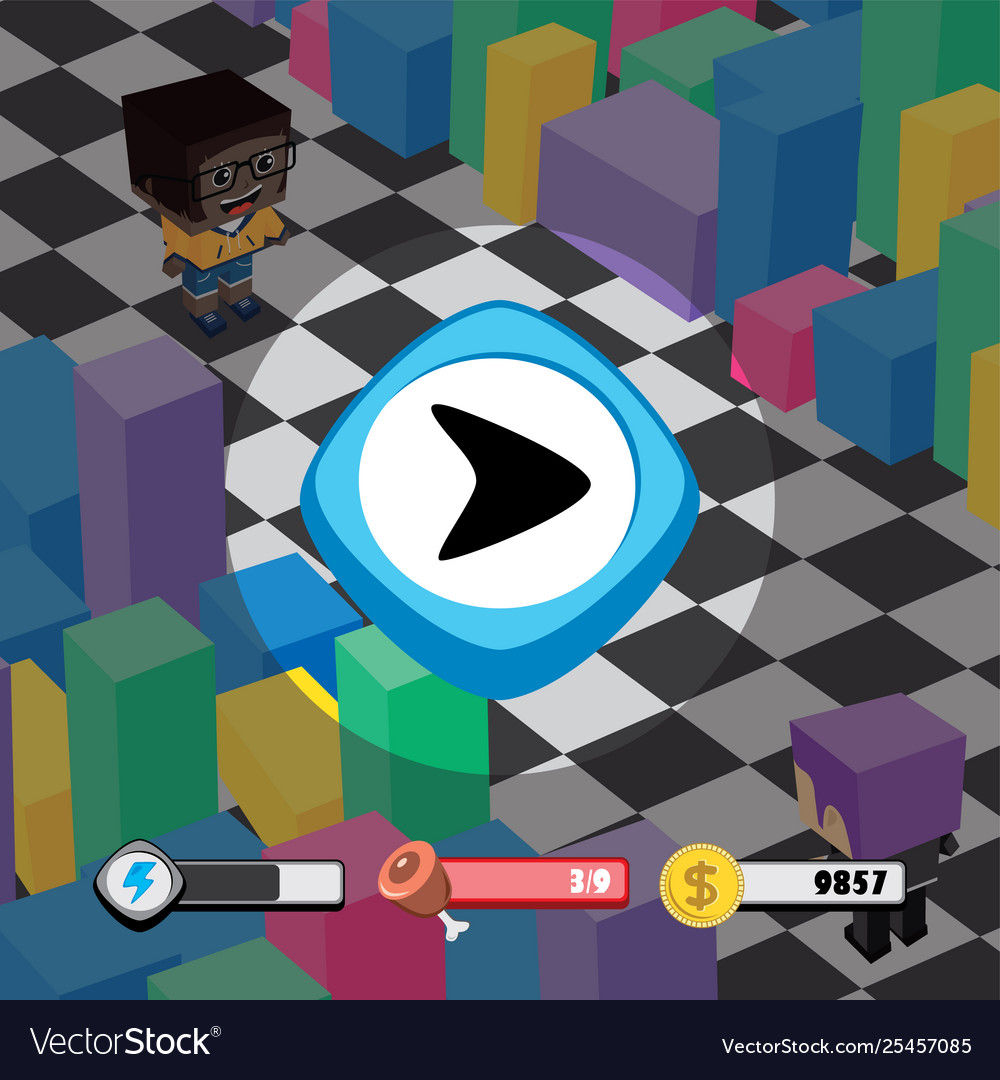 Game ui menu application mobile app