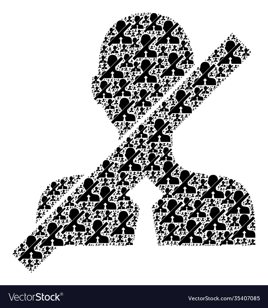 No gentleman recursion mosaic itself icons Vector Image No gentleman recursion mosaic itself icons