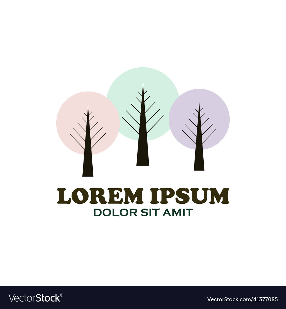 Tree design logo