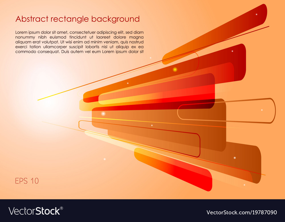 Abstract red rectangle background