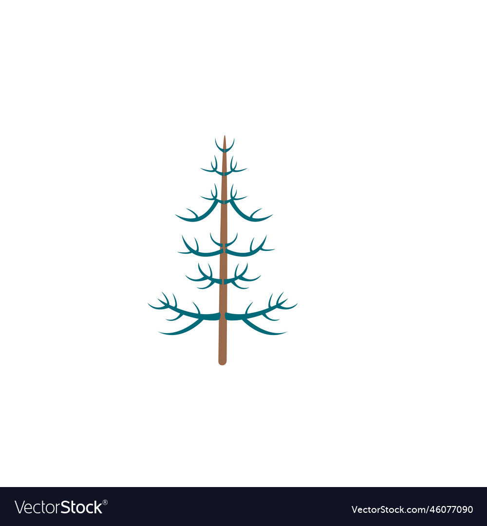 Christmas tree isolated on white background