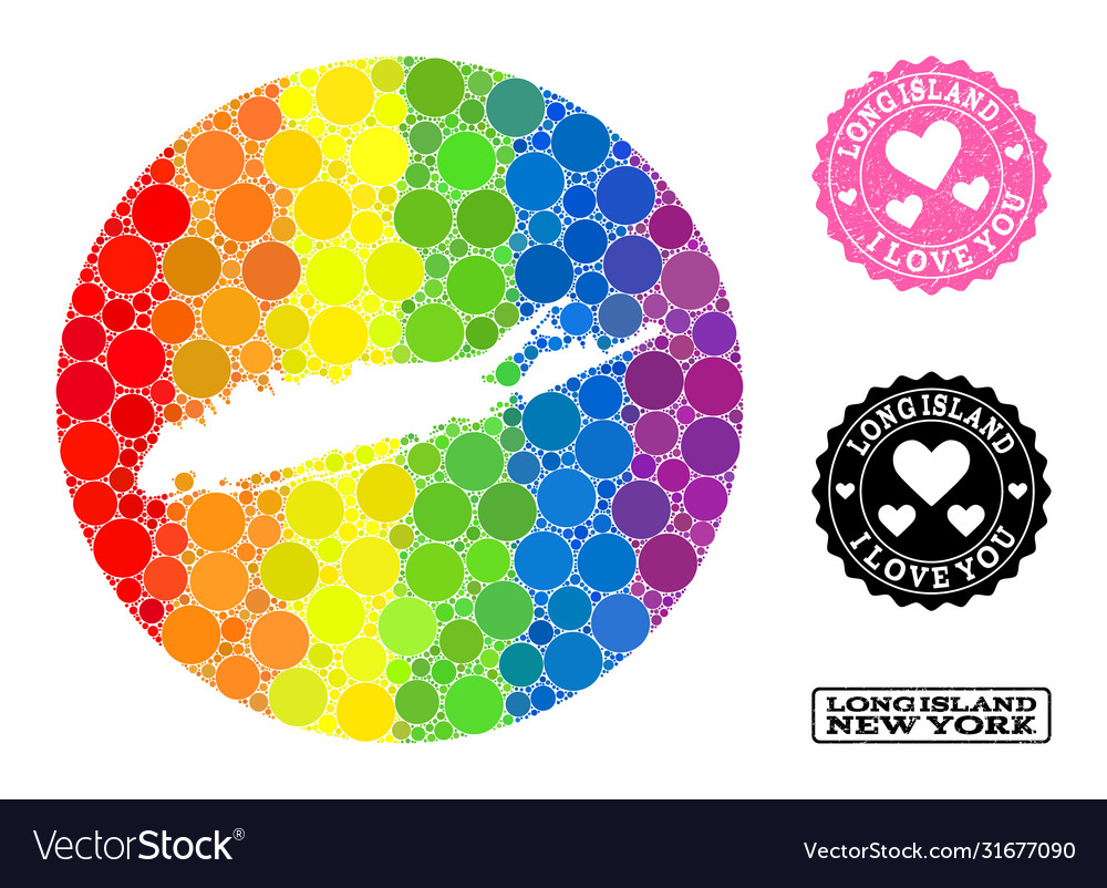 Spectrum mosaic hole circle map long island